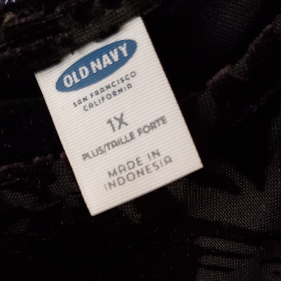 Old Navy Plus Size Velvet A-Line Dress - 1X - Picture 5 of 5